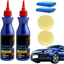 Scratch Remover for Vehicles, 2025 Car Scratch Remover for Deep Scratches, Car Polishing Wax Scratch Remover, Car Paint Scratch Repair Kit with Wipe and Sponge